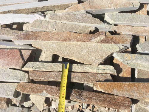 Горбушка златолит золотистый для облицовки купить в Кумертау