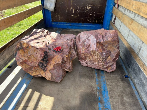 Ландшафтные глыбы красно-фиолетовые 200-1000 килограмм купить в Кумертау
