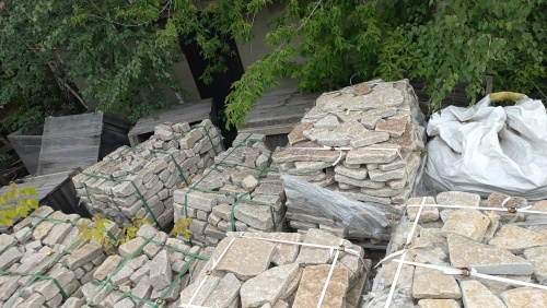 Гранитный плитняк галтованный для парковки купить в Кумертау