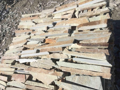 Горбушка златолит золотистый для облицовки купить в Кумертау